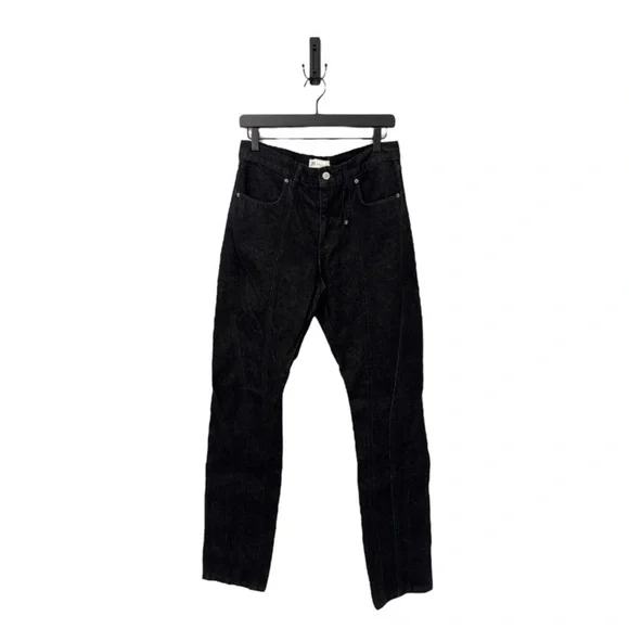 NWOT ZARA Slim High-Waisted Paneled Black Jeans - Picture 1 of 4